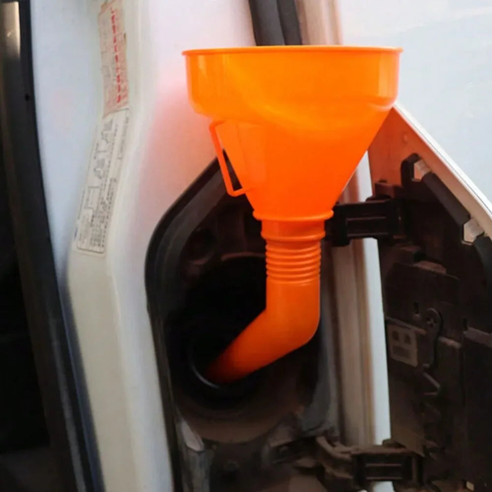 Refueling Funnel with Filter Motorcycle Refuel Engine Oil Funnel Moto Car Long Mouth Funnels Car Repair Filling Tools Oasis Select