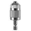 Drill Chuck Adapter Quick Change Pneumatic Drill Chuck 3-Jaw Hex Shank Chuck Professional Converter Hex Shank for Woodworking Oasis Select 1pcs