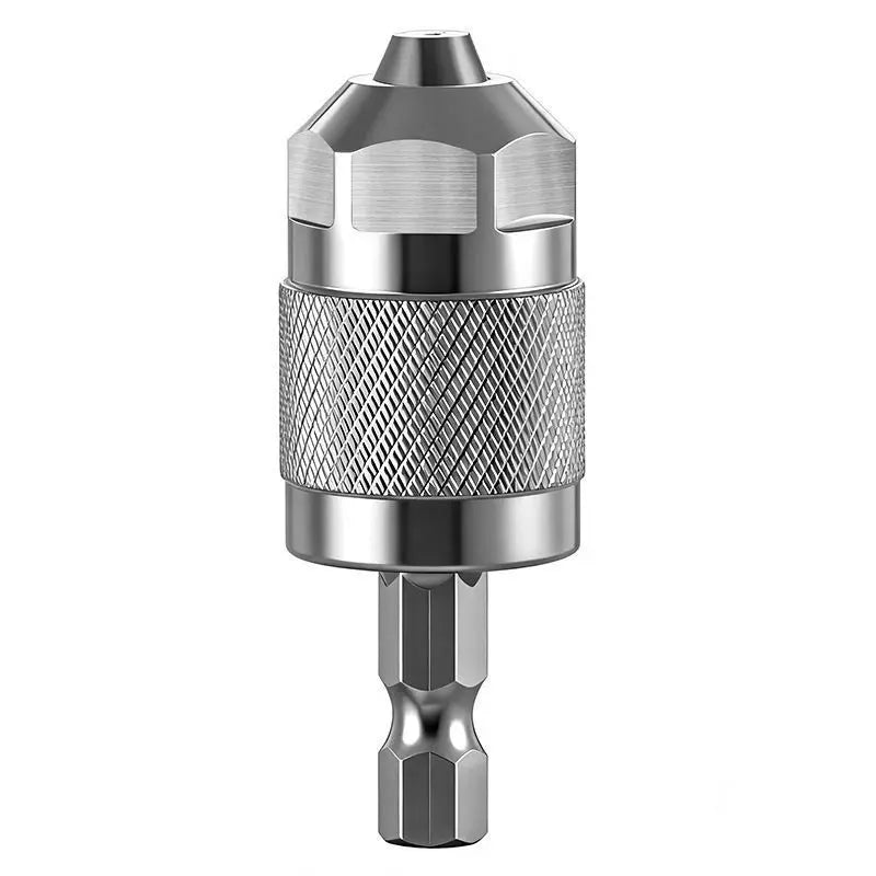 Drill Chuck Adapter Quick Change Pneumatic Drill Chuck 3-Jaw Hex Shank Chuck Professional Converter Hex Shank for Woodworking Oasis Select 1pcs