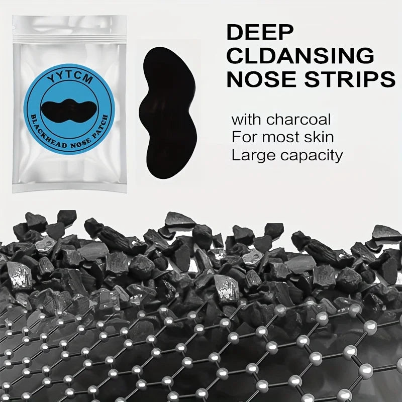 Witch Hazel Bamboo Charcoal Nose Strips – 30 Pack Nose Cleansing Strips Oasis Select