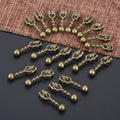 20Pcs 21mm Retro Design metal Zipper Sliders Antique Bronze Zipper Repair Craft Sewing Supplies Accessories DIY Craft Durable Oasis Select 20pcs