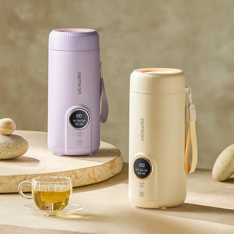 URGGU 550ml Portable Electric Kettle | Temp Control & Auto Shut-Off