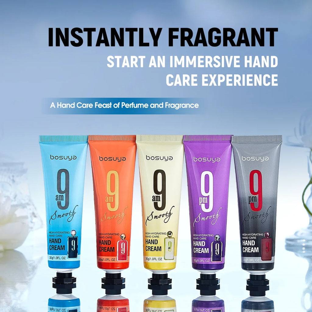 5-Piece Moisturizing Fragrance Hand Cream Set – Non-Greasy Hand Cream Set Oasis Select