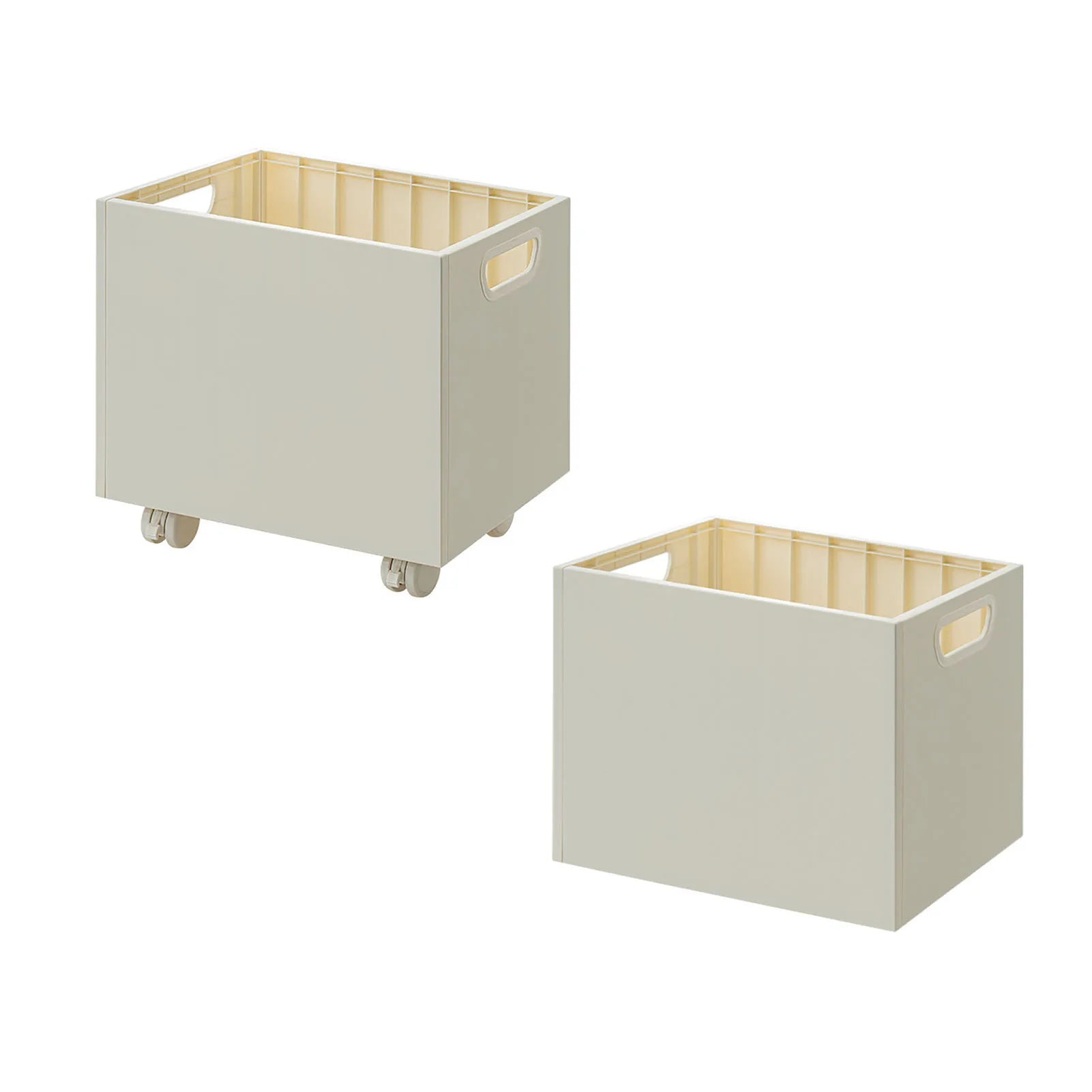 Book Box Book Storage Box with Side Handles Stackable 50kg Load Bearing Multifunctional Use File Storage Bins Oasis Select