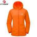 X-TIGER Cycling Jersey Men 2023 Windproof Quick-dry Bicycle Windcoat UV-protection Cycling Jacket Splashproof Racing Jacket Oasis Select Orange XL