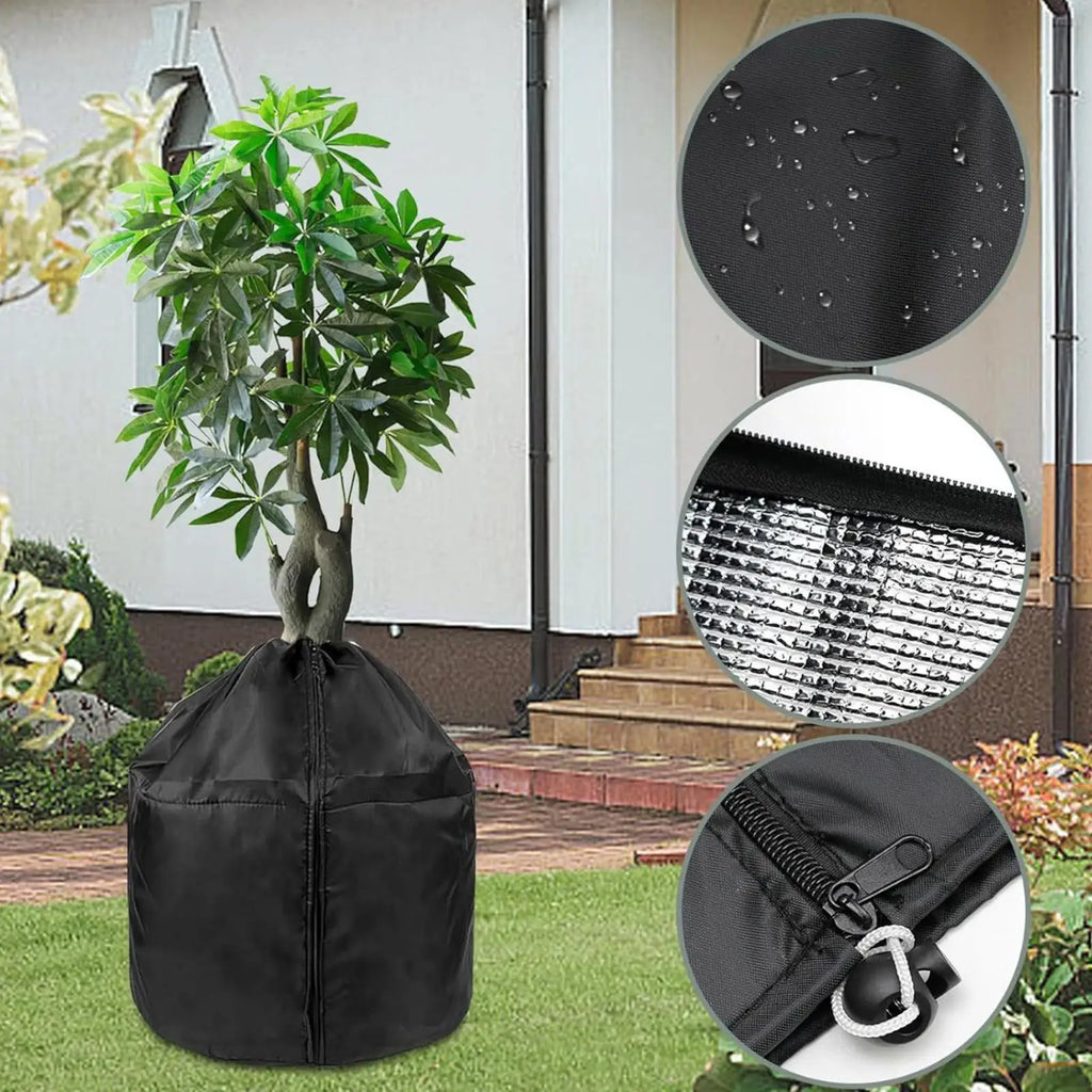 Plant Covers Freeze Protection Waterproof Cover for Flower Plant Pot Cold Weather Potted Plant Protection Jacket for Fruit Trees Oasis Select