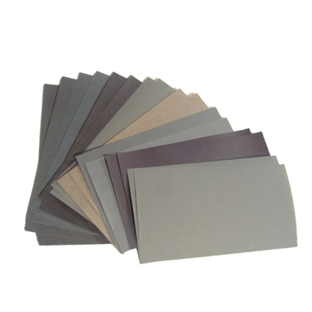 15Pcs/Set Sandpaper 400 600 3000 800 1000 1200 1500 2000 2500 Grit Sand Paper Water/Dry Sanding Paper Abrasive Tools Oasis Select