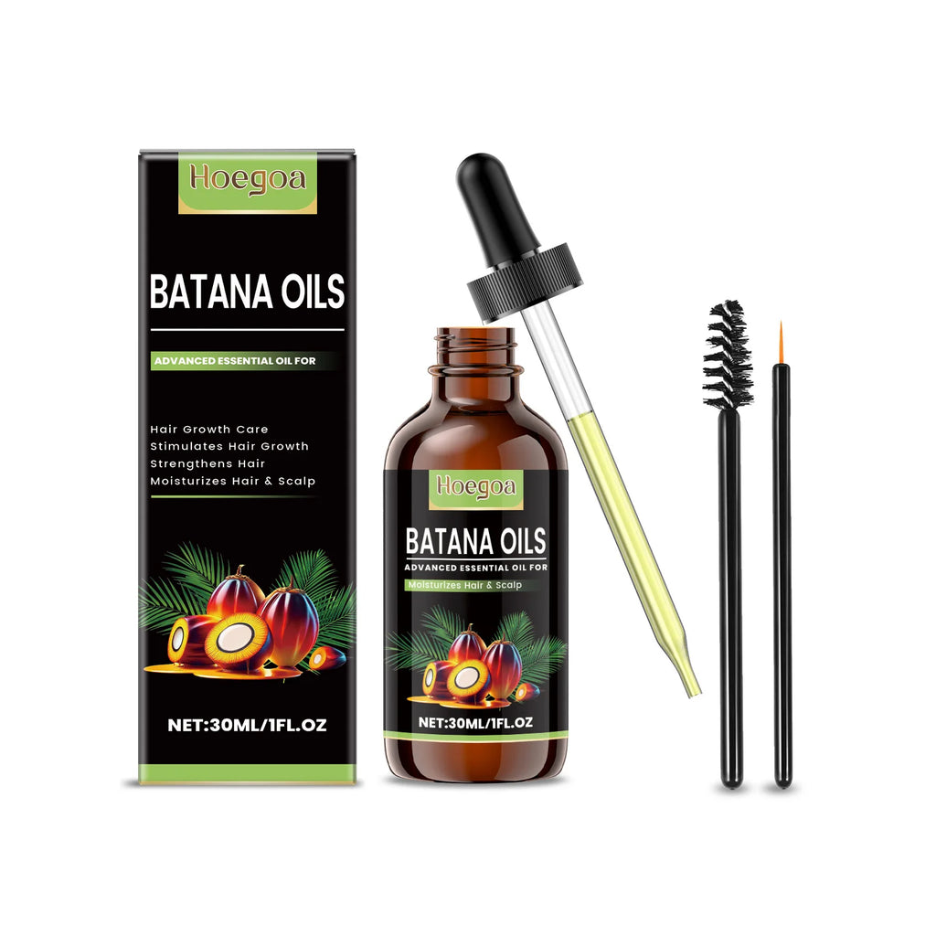 Batana Oil For Hair Growth Eyelashes Enhancer Anti Hair Loss Strengthen Thicker Nourishing Scalp Eyebrow Eyelash Regrowth Care Oasis Select