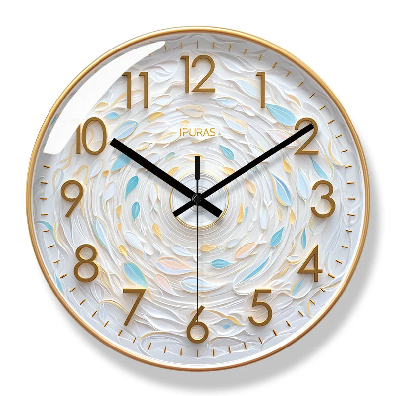 Creative Clock Nordic Living Room Wall Clock Ultra Quiet Wall Hanging Fashionable Dining Room Quartz Home High-end Feeling Oasis Select