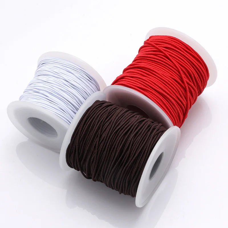 50M/Roll Elastic Cord 1mm Stretchy String Sturdy Bracelet String Elastic String for Bracelets Jewelry Making DIY Crafts Beading Oasis Select