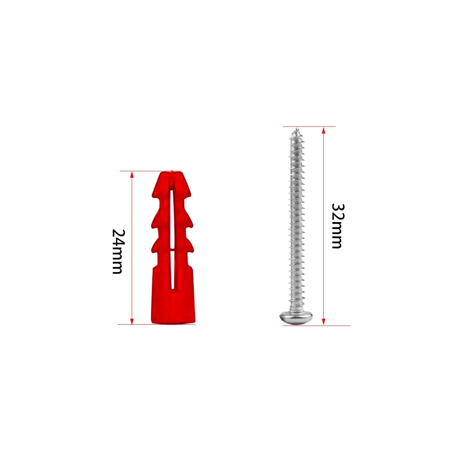 10pcs Self-Tapping Screws Drywall Anchor Screw Assortment Kit Expansion Screws Wall Anchors Cross Head Screws Oasis Select