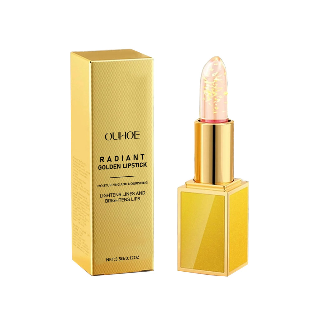 Gold Foil Moisturizing Lip Balm – Anti-Crack & Long-Lasting Moisturizing Lip Balm Oasis Select 3.5g Boxed