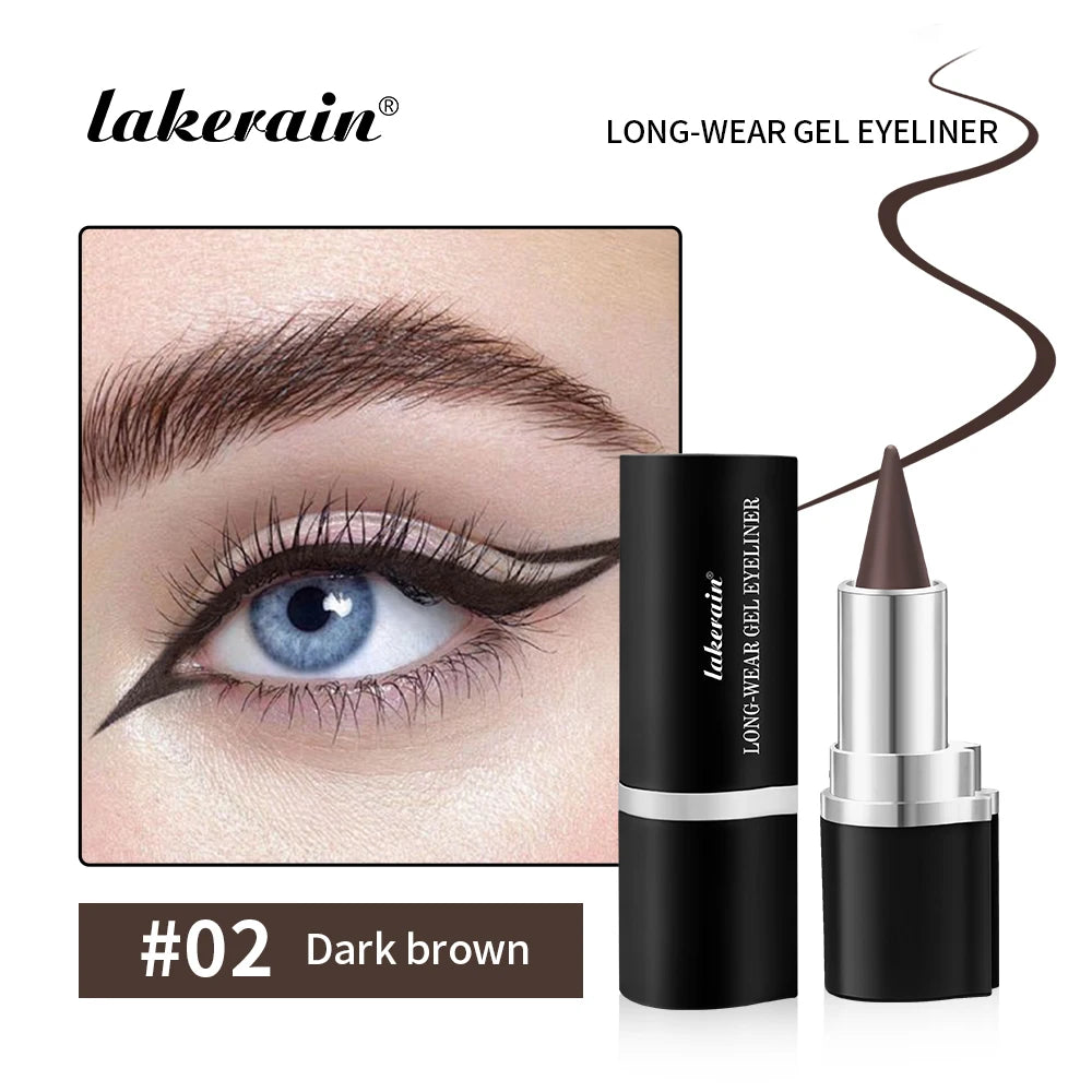 Matte Eyeliner Pen White Black Brown Easy Wear Solid Eye Liner Pencil LongLasting Tattoo Liner Eyeshadow Gel Eye Cosmetics Oasis Select 02