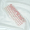 Acetate Hair Comb Set - Wide Tooth Detangling Comb, Anti-static, Tortoise & Colorful Pattern, for Curly/Thick Hair, Daily & Trav Oasis Select sz322-pink