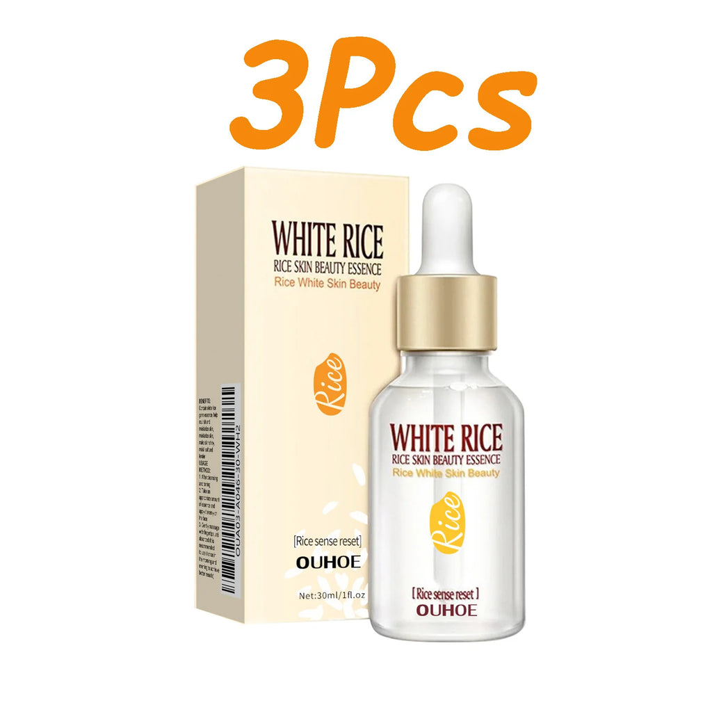 Rice Face Serum – Brightening, Anti-Wrinkle & Pore Minimizing Brightening Face Serum Oasis Select 3 x 30ml Boxed