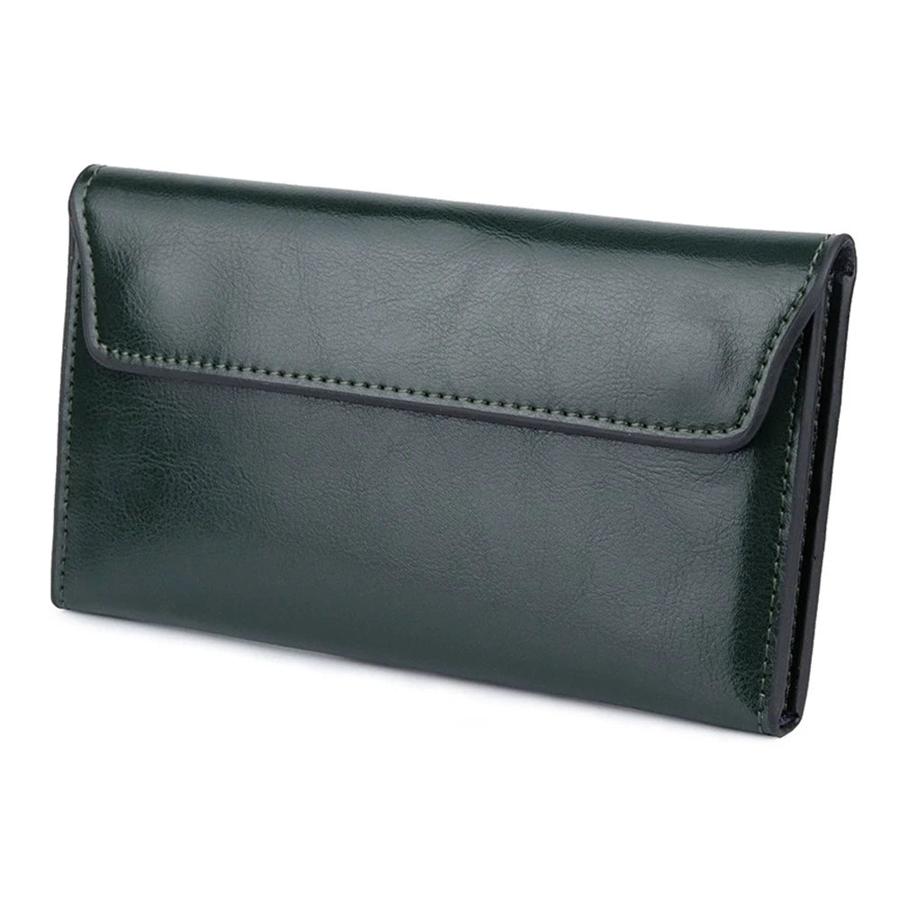 Saint.Bos Women's Genuine Leather Long Wallet | Large Capacity