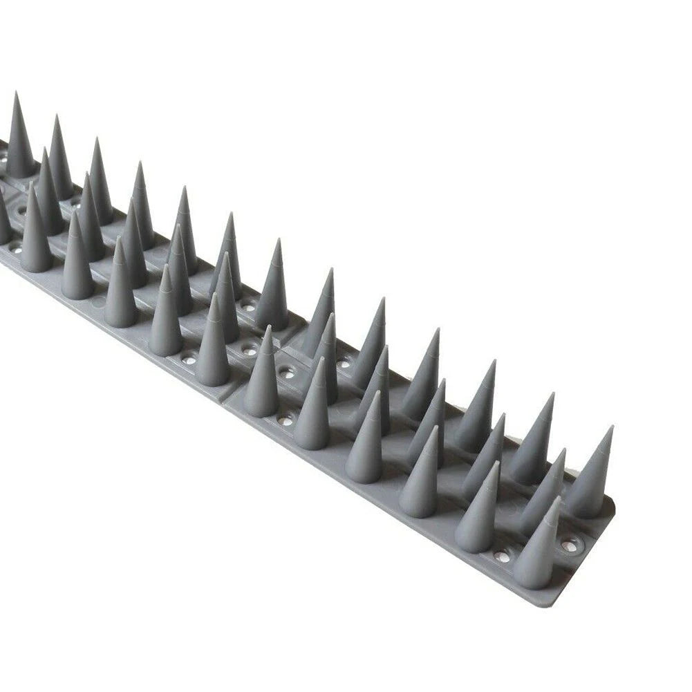 Plastic Bird & Cat Deterrent Spikes – Fence & Wall Security Bird Deterrent Spikes Oasis Select Grey