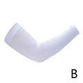 1 Pair Summer Sunscreen Sleeves Ice Silk Men's Plus Size Arm Protection UV Protection Gloves Arm Sleeves Quick Dry Arm Warmer Oasis Select B