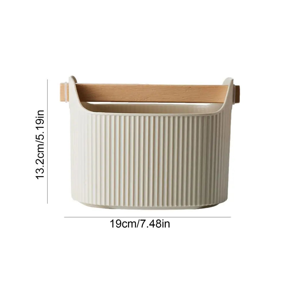 Shock-Absorbent Coffee Knock Box Espresso Dump Bin Removable Espresso Bucket 1300ml Shock-Absorbent Non-slip Grind Waste Bin Oasis Select Beige