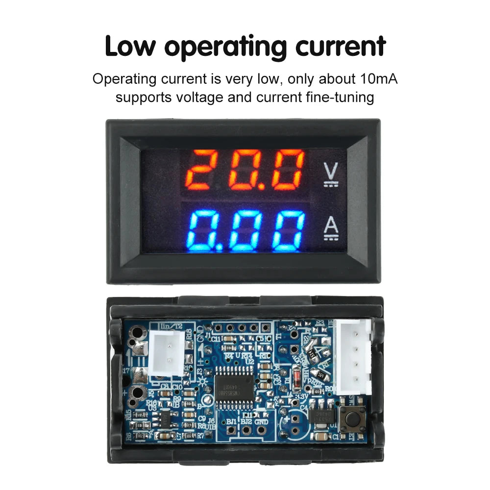 DC 0-300V 10A/50A/100A LED Digital Voltmeter Ammeter Car Motocycle Voltage Current Meter Volt Detector Tester Monitor H28UI5 Oasis Select