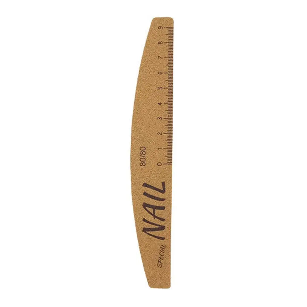 Double-Sided Nail Files 100/150/180/240 Grit with Scale Guide Nail File Oasis Select D 80-80