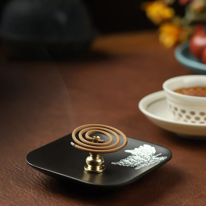 Line Incense Tray Household Indoor Simple Wood Incense Burner Incense Point Agarwood Sandalwood Base Oasis Select