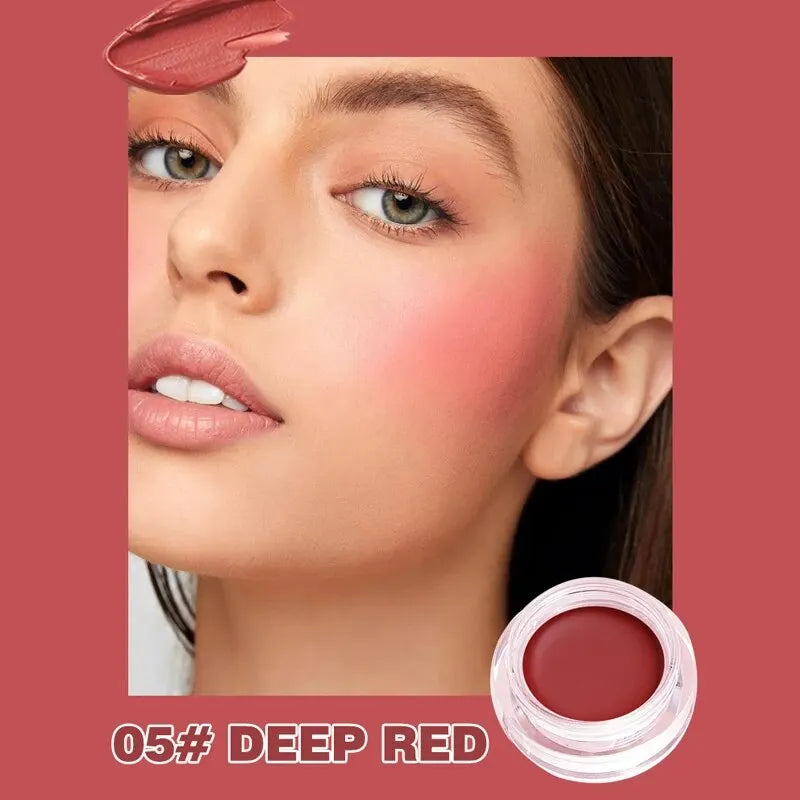 PEINIFEN Matte Cream Blush Stick – Soft Fog Powder Blusher Cream Blush Stick Oasis Select DEEP RED