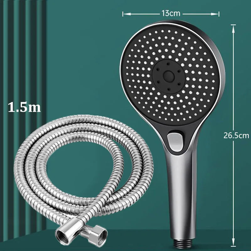 3-Speed High-Pressure Large Panel Shower Head Combo Set