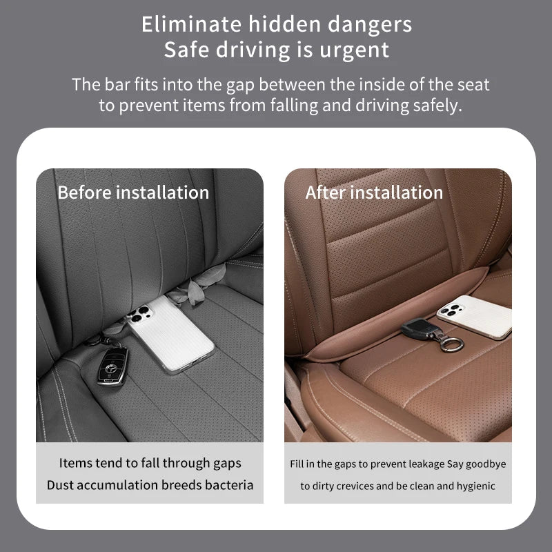 EVA Car Seat Gap Filler | Universal Crevice Blocker Strip