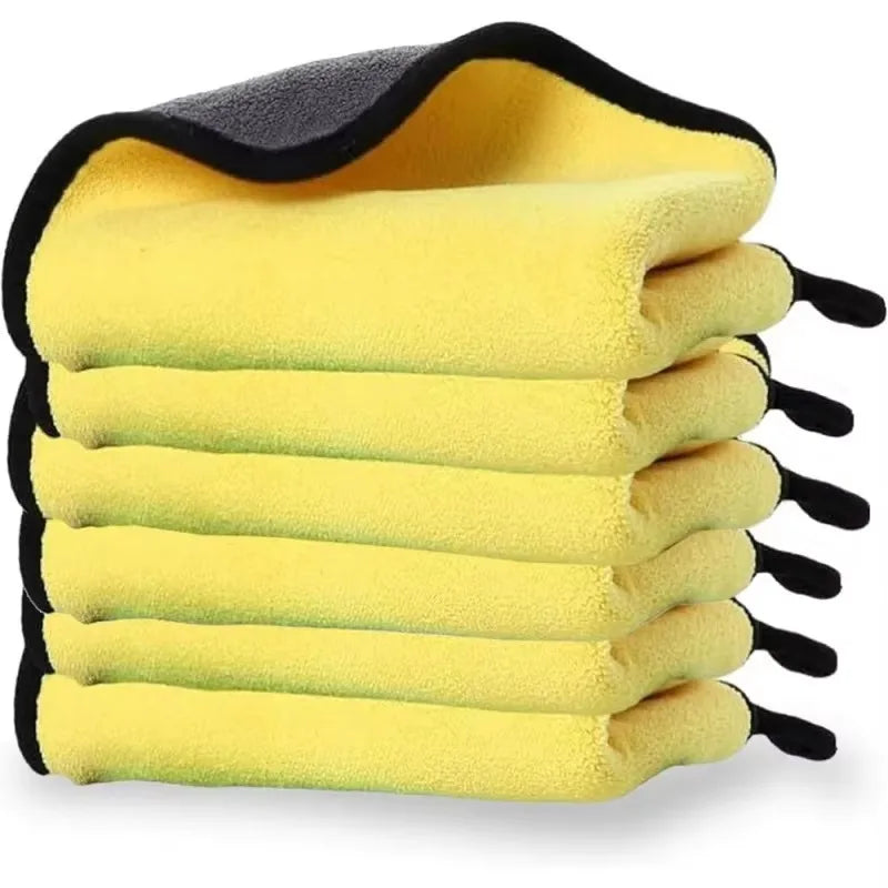 1/3/5/10Pcs Car Wash Microfiber Towel 30x60CM Car Cleaning Drying Cloth Hemming Car Care Cloth Detailing Car Wash Towel Oasis Select