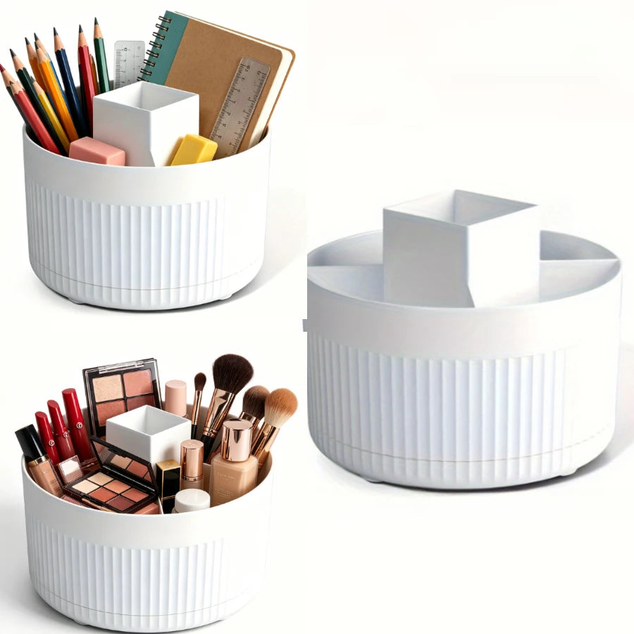 A desktop pen holder, pencil holder, 5 slots, 360° rotating desktop organization stand, office, school, pen holder jar,... Oasis Select