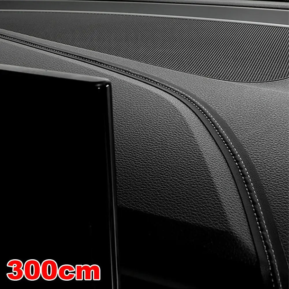 Car PU Leather Trim Strips – Dashboard & Console Decoration