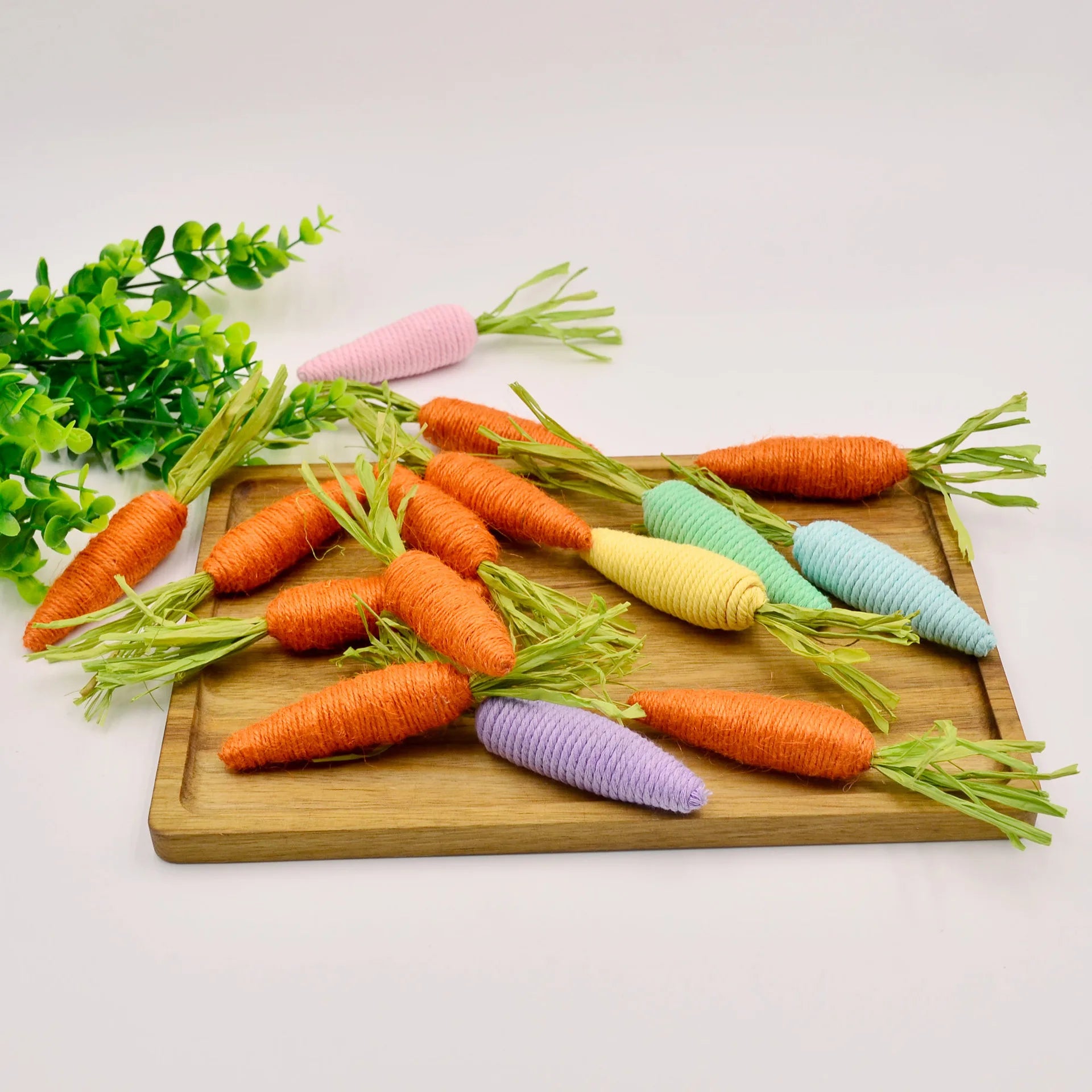 Easter Carrot Tray Decoration Twine Decoration Scene Layout Oasis Select