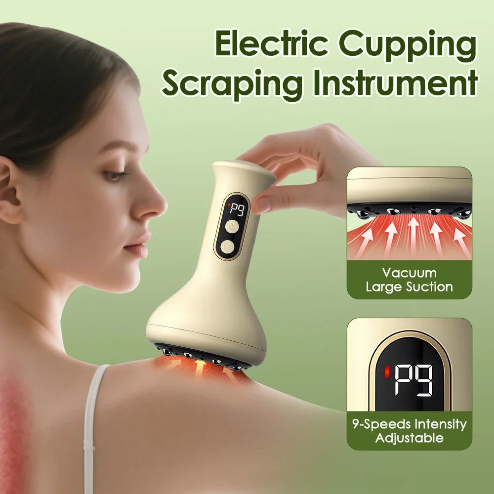 Hailicare Electric Cupping Gua Sha Massager – 9 Levels
