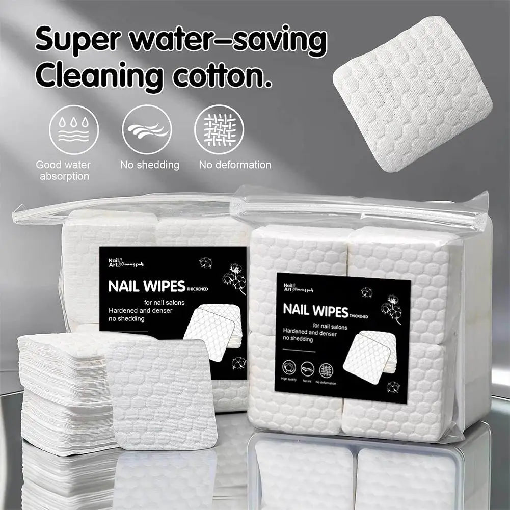 Nail Polish Remover Dry Pads Lint Free Nail Wipes 200/500PCS Nail Polish Remover Wipes Super Absorbent Soft Nail Wipes for Salon Oasis Select