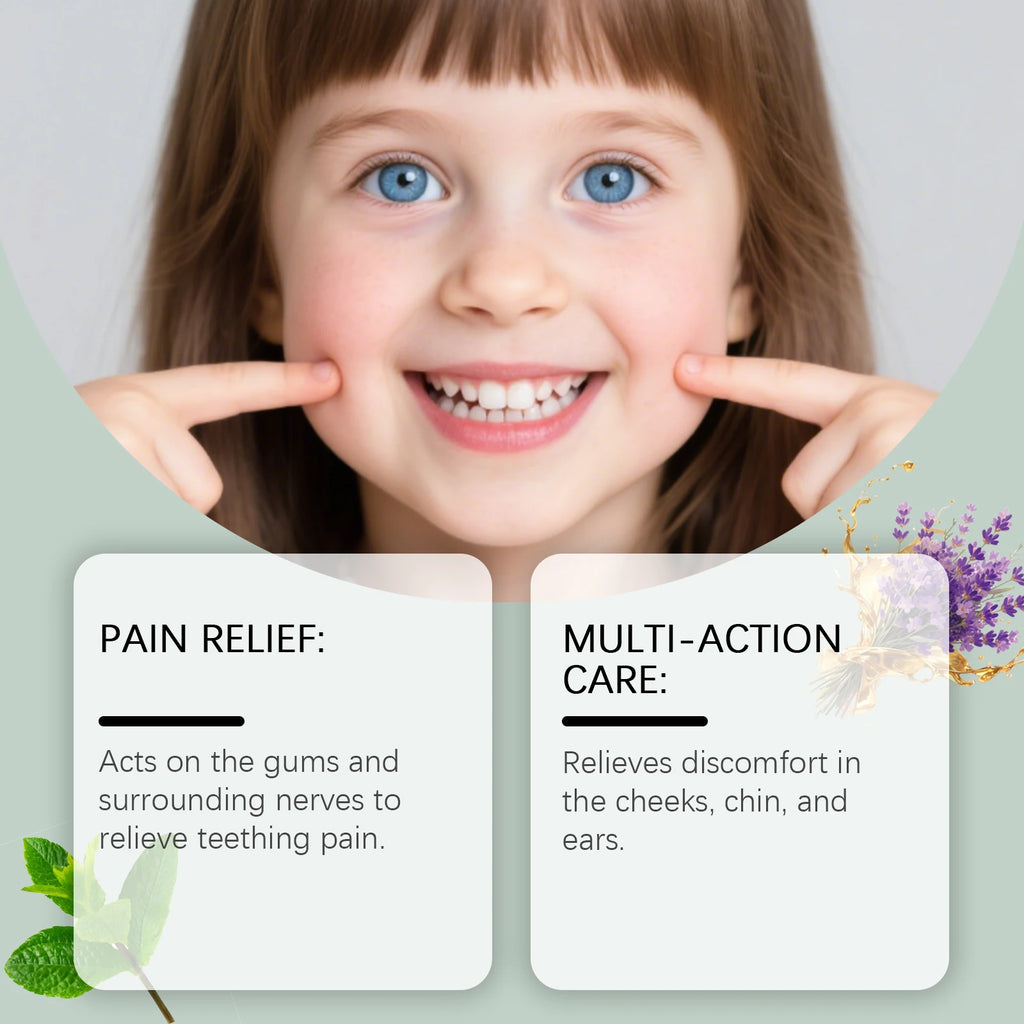 Baby Teething Comfort Roller - Relieves Gum Discomfort, Gentle Care for Little Ones, Parent-Approved Oasis Select