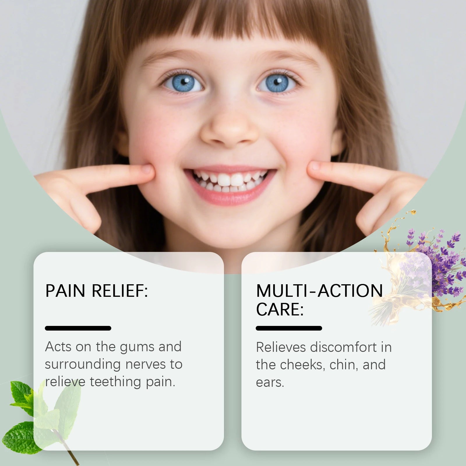 Baby Teething Comfort Roller - Relieves Gum Discomfort, Gentle Care for Little Ones, Parent-Approved Oasis Select