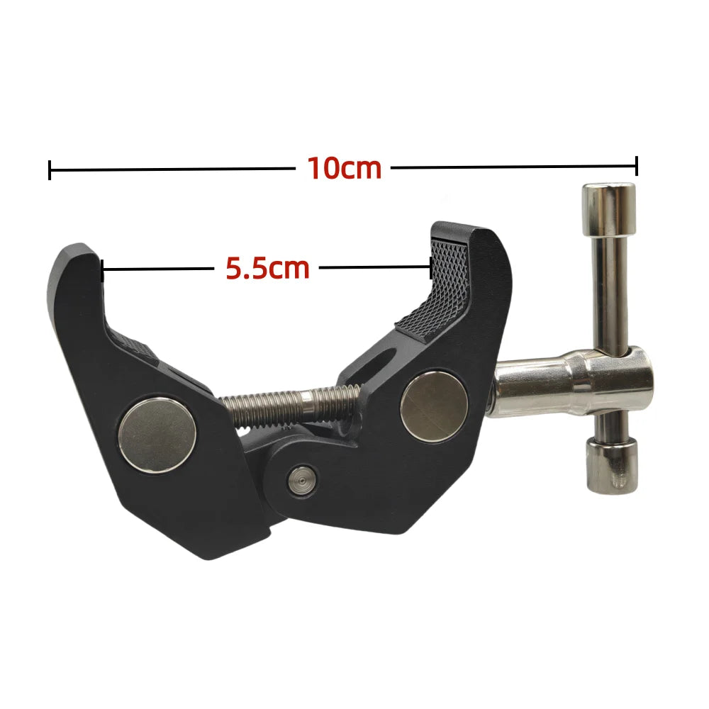 VeFly Aluminum Super Clamp 1/4 3/8 Screw for DSLR Tripod Rig