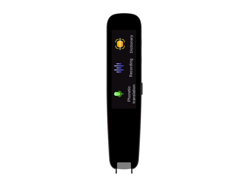 Smart Scanning Dictionary Pen Portable Scan Reader Text Dictionary Voice Translation Pen WiFi/Offline Language Translator Device Oasis Select Black