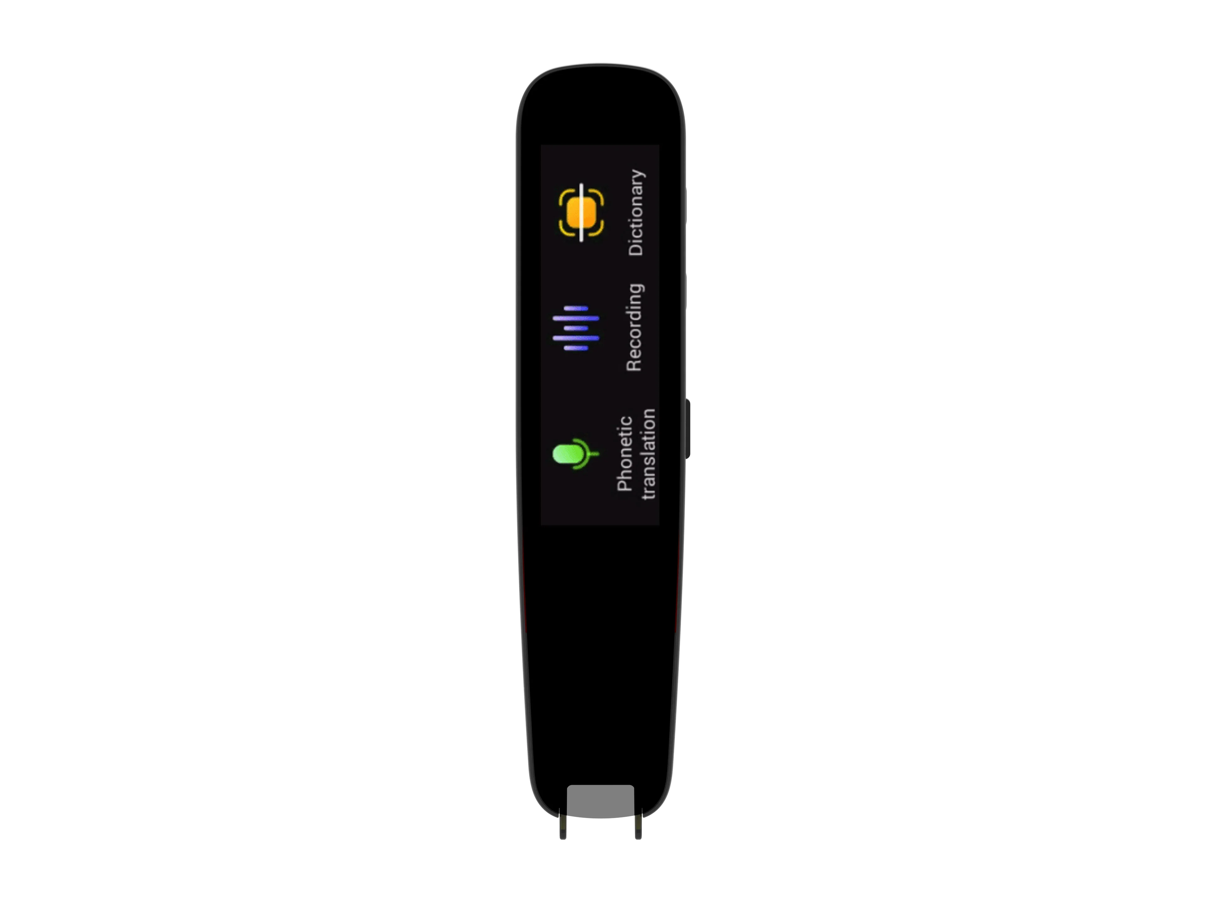 Smart Scanning Dictionary Pen Portable Scan Reader Text Dictionary Voice Translation Pen WiFi/Offline Language Translator Device Oasis Select Black