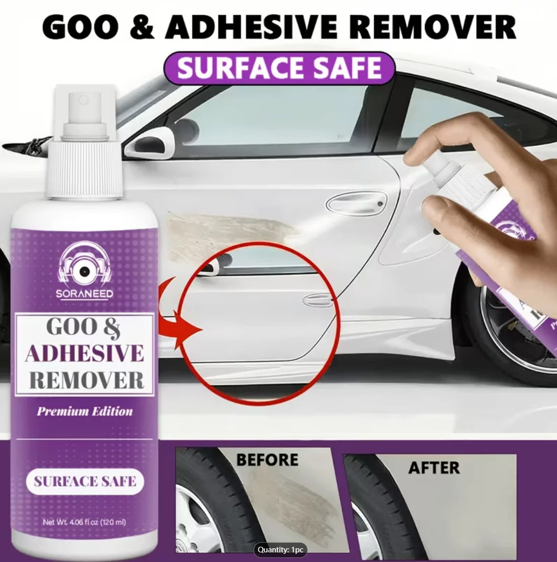 Adhesive Remover Spray – Labels, Glue & Tape | 100ml Adhesive Remover Oasis Select