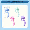 Silicone Pen Grip Correctors -Handwriting Practice Aid with Soft Rubber Pencil Holders,for Improved Posture & Error Correction Oasis Select 2pcs random colors