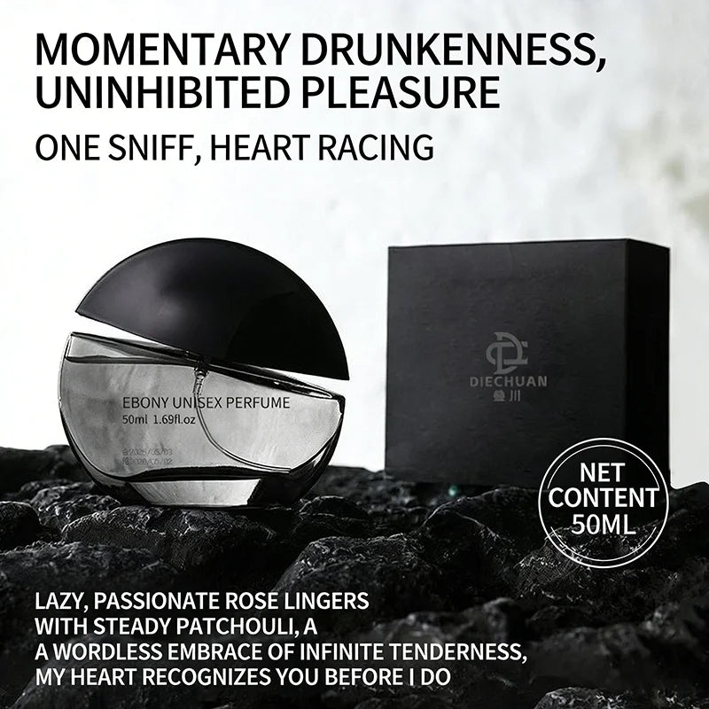 Luxury Oriental Ebony Perfume Classic Woody Scent Sandalwood Patchouli Lasting Fragrance Charming Parfum Valentine's Day Gift Oasis Select sandalwood 50ML