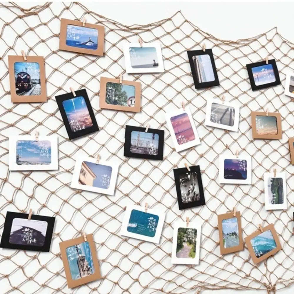 50/100pcs Durable Wooden Photo Clips Mini Reusable Memo Paper Peg Wooden Clamp for Hanging Pictures Paper DIY Crafts Oasis Select