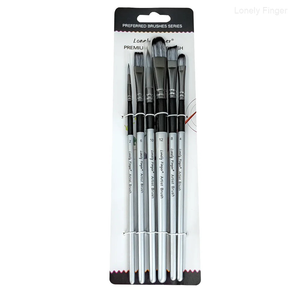 Paint Brushes Acrylic Painting Watercolor Oil Inks Gouache Crafts