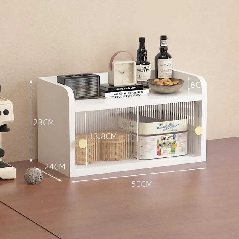 Multi-functional Cup holder storage Shelf dust-proof water cup tea cup coffee cup side cabinet storage Oasis Select