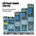 DC 12V 24V LED Power Supply AC190-240V Mute Lighting Transformers 60W 100W 200W 300W 400W LED Light Driver Power Adapter Oasis Select 24v 200W