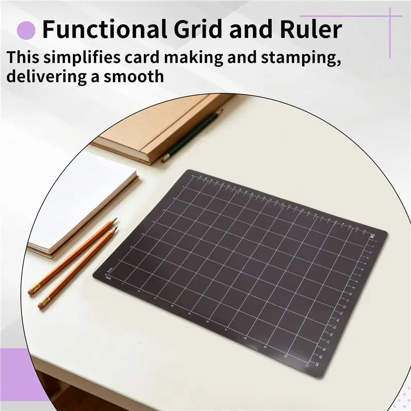LIKE WISH 2Pcs 9Inch W 12.5Inch L Magnetic Cutting Shim Grid Magnetic Shim Embossing Machine Die Pads Magnetic Shim For Die Cutt Oasis Select