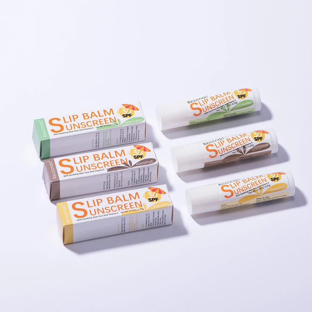 SPF 30 Sunscreen Lip Balm – Watermelon Coconut Banana SPF Lip Balm Oasis Select