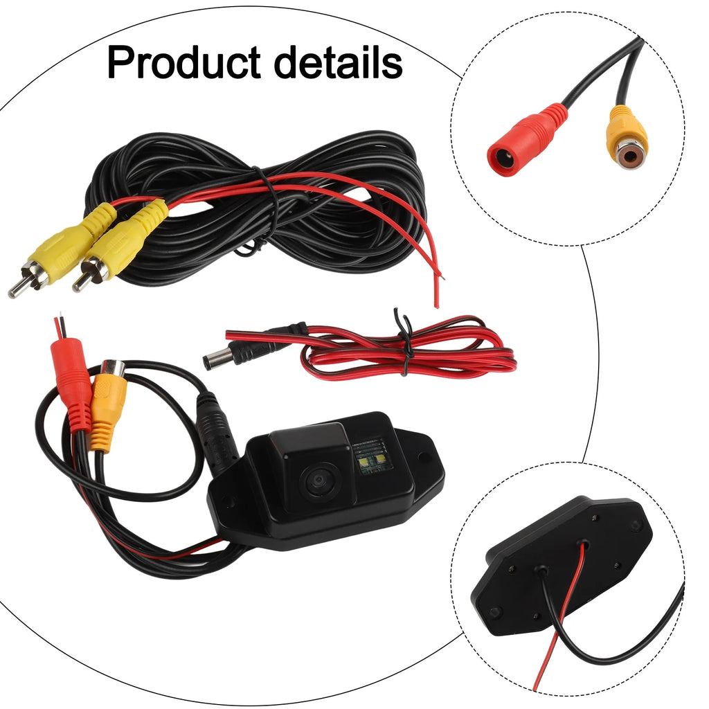 Reliable Car Reverse Camera Car Camera Waterproof Reverse Camera Car Reverse Parking Camera 170 Degree Lens Angle ABS Material Oasis Select